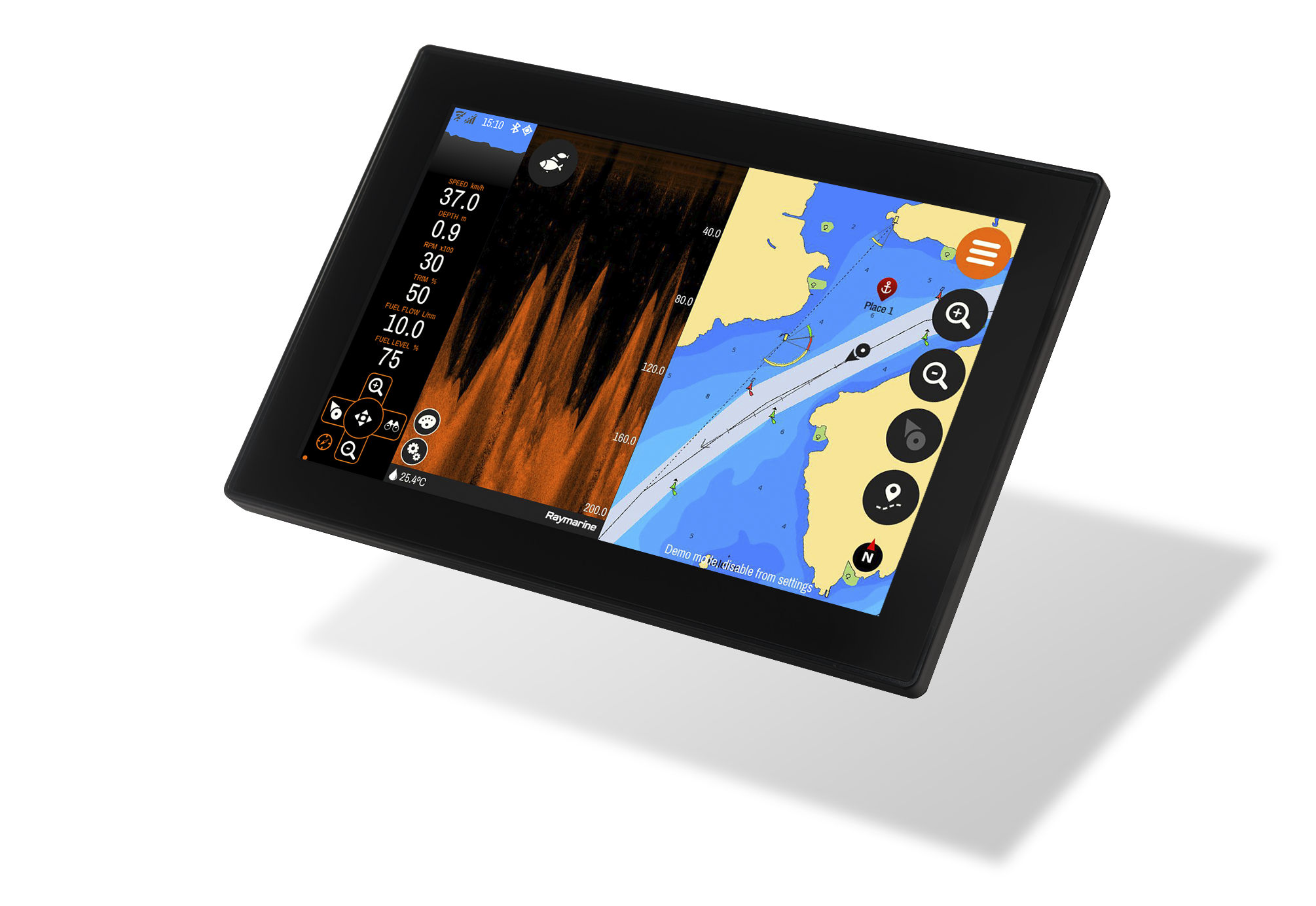Q and Raymarine in cooperation – fishfinder available for the summer 2017